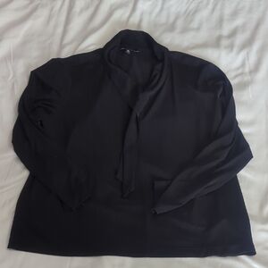 N Touch Women's Black Blouse XLg